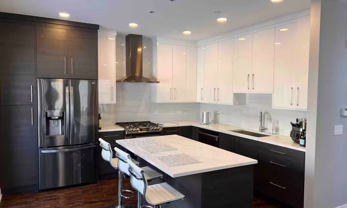 Elgin House | Modern Hoffman Estates townhome near NOW Arena
