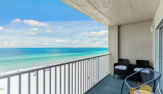 Gulf Front Corner! Sea Oats 108 is a FIRST FLOOR Two bedroom - two bath