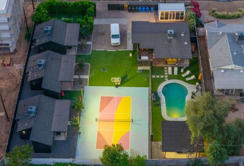 Massive Complex Pickleball Pool Heated Pool