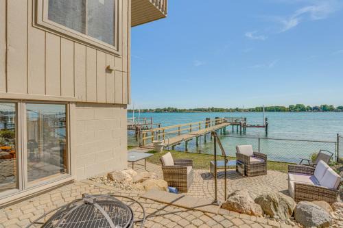 Spacious Riverfront Home w/Dock in St Clair!